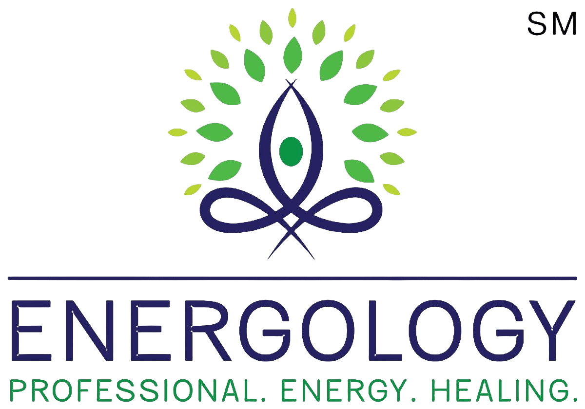 Logo featuring a stylized yoga figure and green leaves.